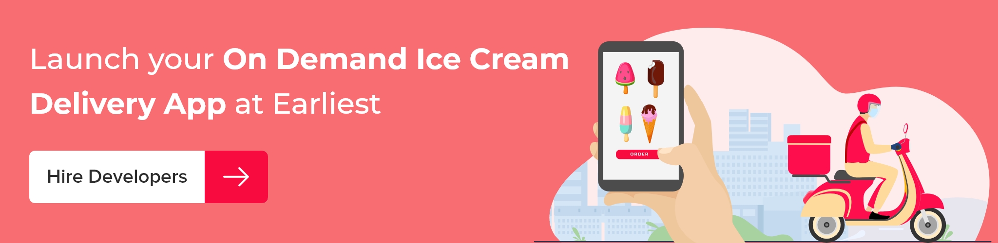 make ice cream delivery app