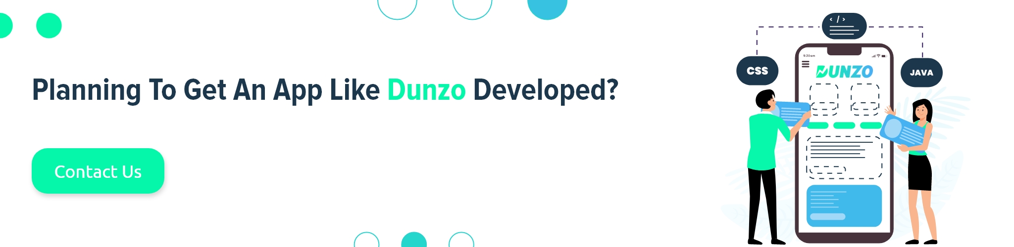 contact us to make app like dunzo