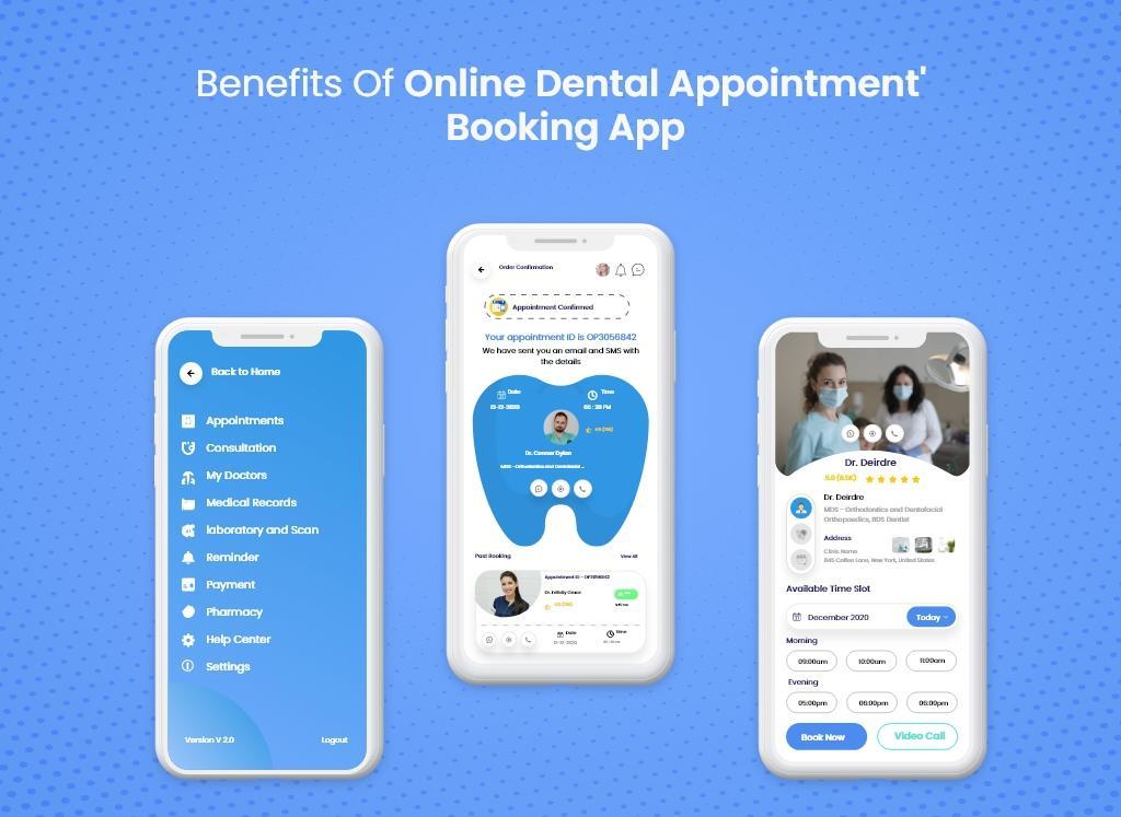 benefits of an online dental appointment booking app