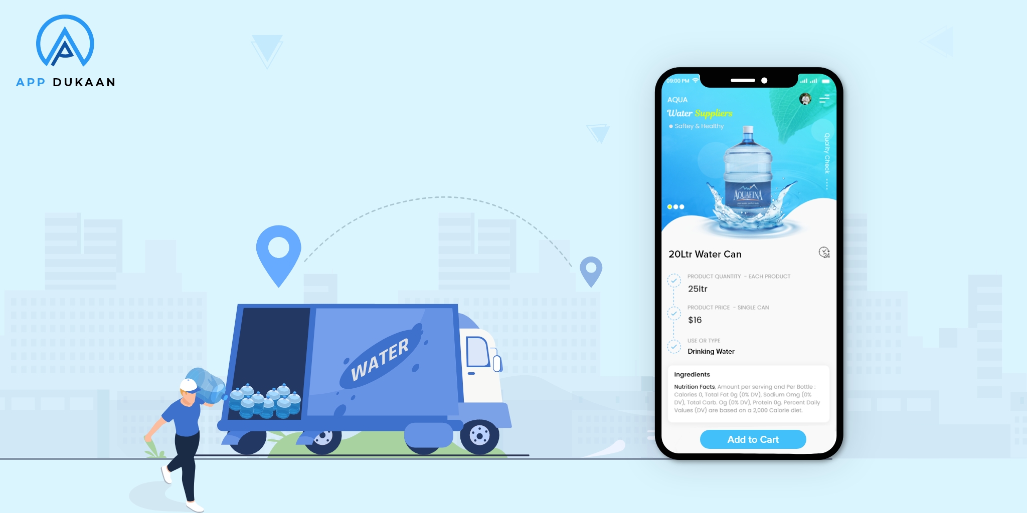 water delivery app development