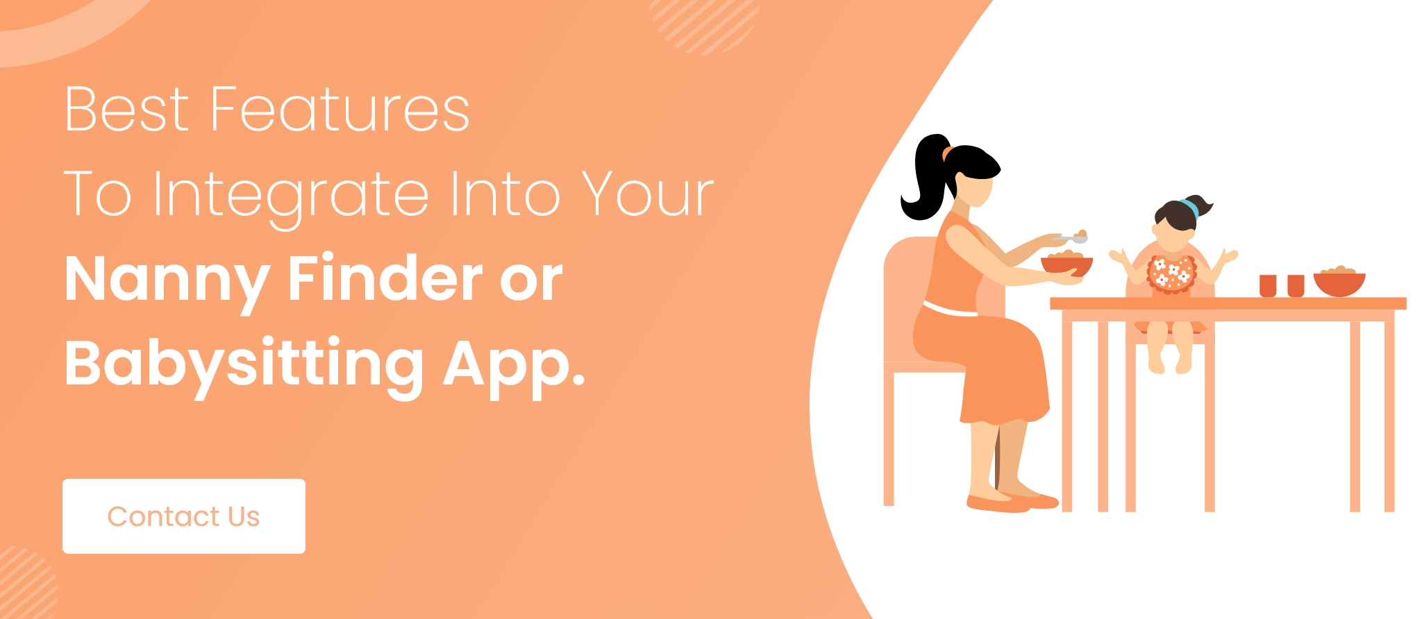 features of nanny finder app
